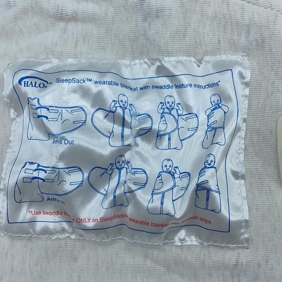 HALO Organic Cotton SleepSack Adjustable Swaddle Newborn 6-12 Lbs - Picture 7 of 10